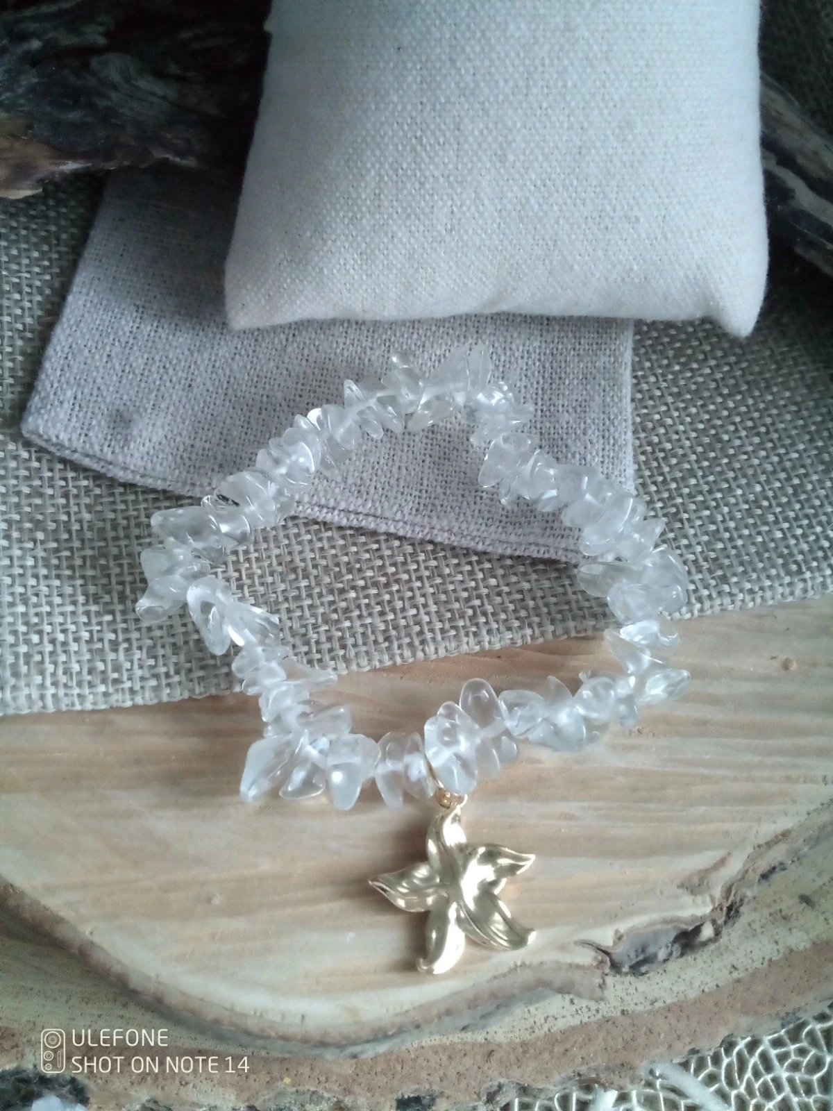 Bracelet pierres naturelles de cristal de roche – photo 3